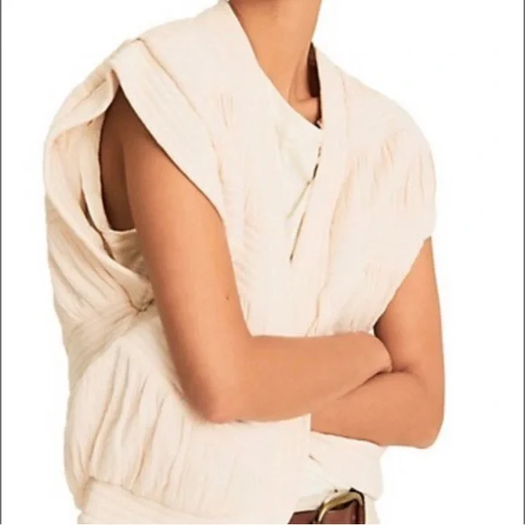 Ba&sh Nahia Crepe Jacket/Vest